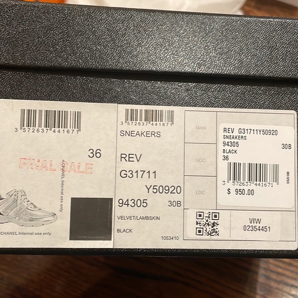 Chanel, sneaker in suede, black - Picture 8 of 8